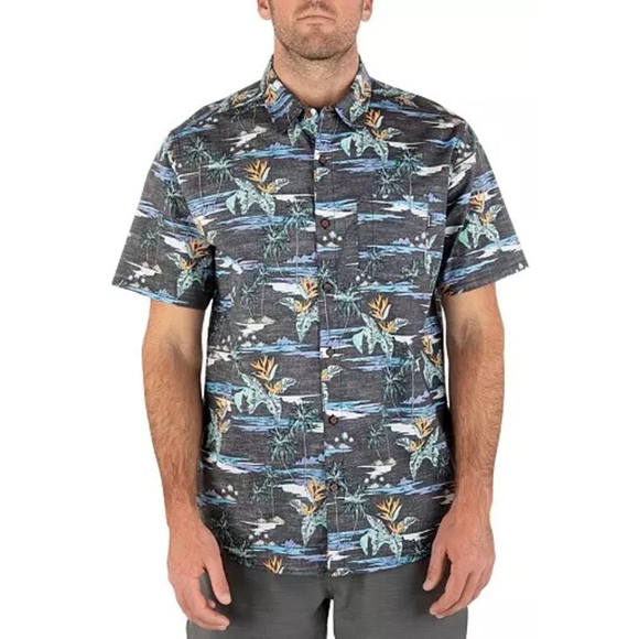 Men's One And Only Button Down Shirt Size M Black Multi-color - Picture 1 of 4